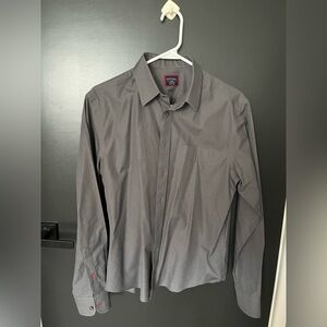 UNTUCKit Gray Button-Up Dress Shirt